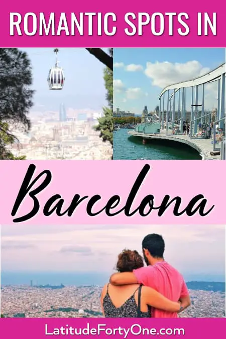 Endroits romantiques où aller à Barcelone