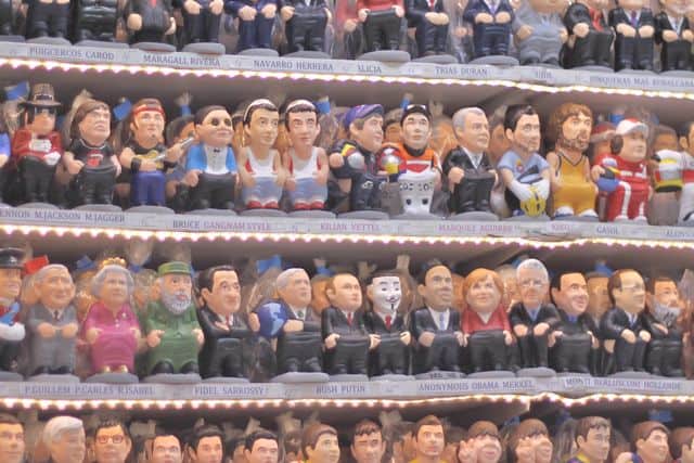 Caganers, figurines in a Catalan Nativity Scene