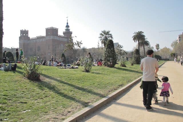 Barcelona with toddler