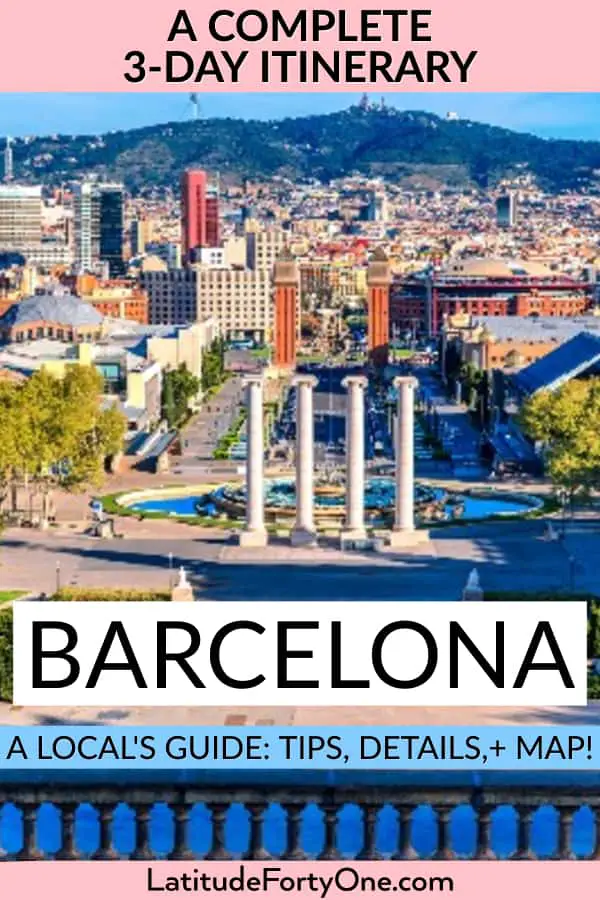 plan trip for barcelona