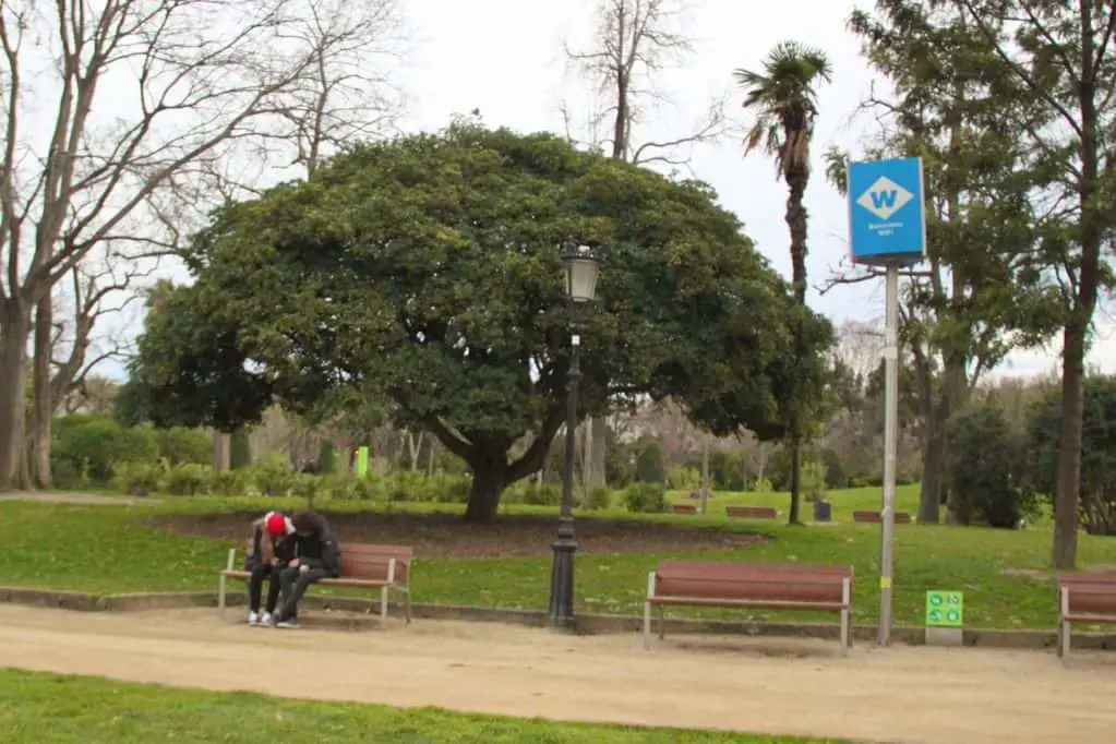 Ciutadella Park Barcelona wi-fi