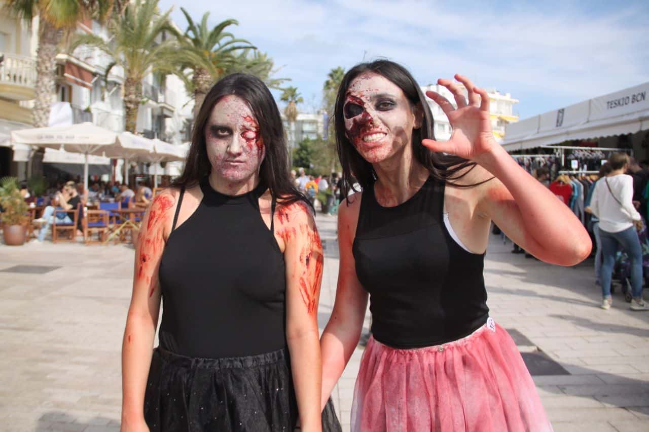 Things to do in Barcelona in October - join the Sitges Zombie walk