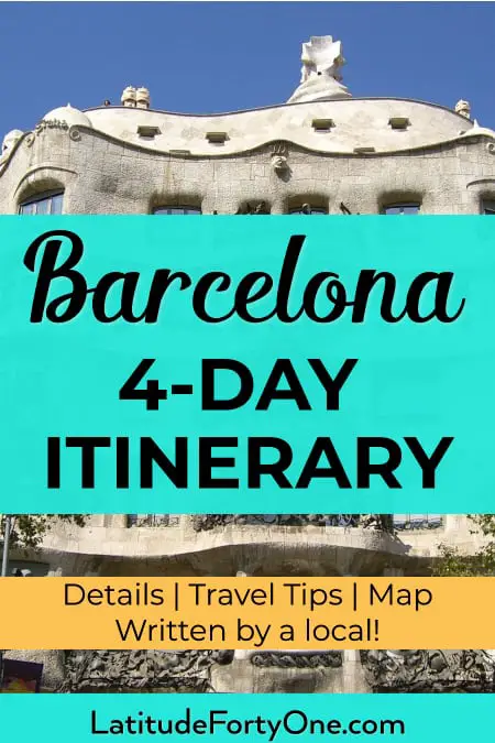 Plan your Barcelona itinerary: 4 days in this Catalan capital! 