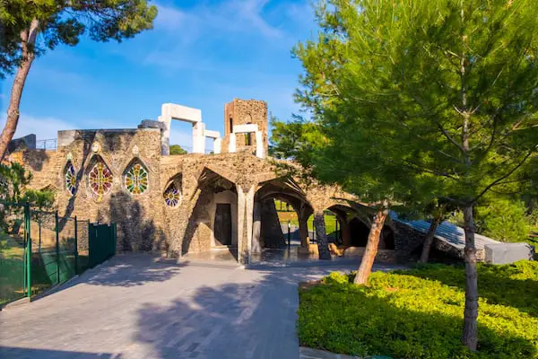 Colonia Guell, one of the easy day trips from Barcelona
