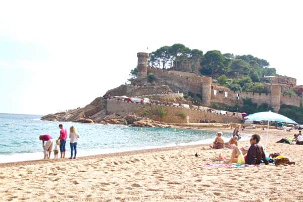 The best day trips from Barcelona Spain: Tossa de Mar