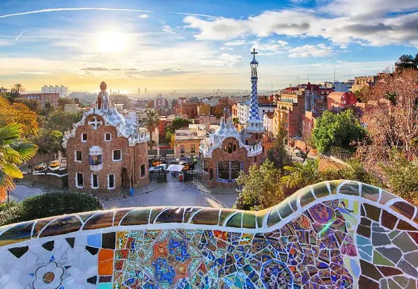 A Barcelona 5 day itinerary includes Park Guell