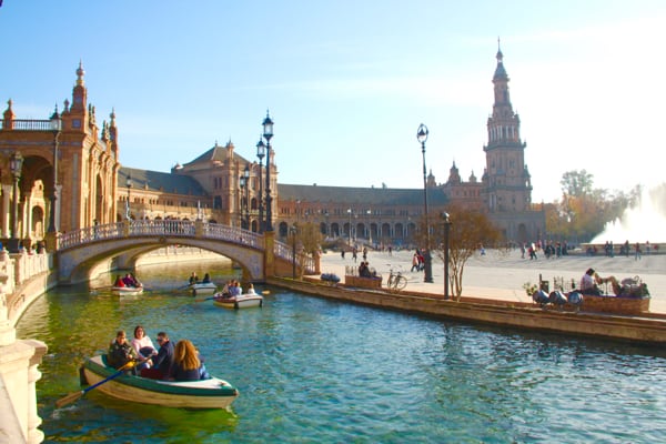 Visit Seville in the springtime when the orange blossoms perfume the air.