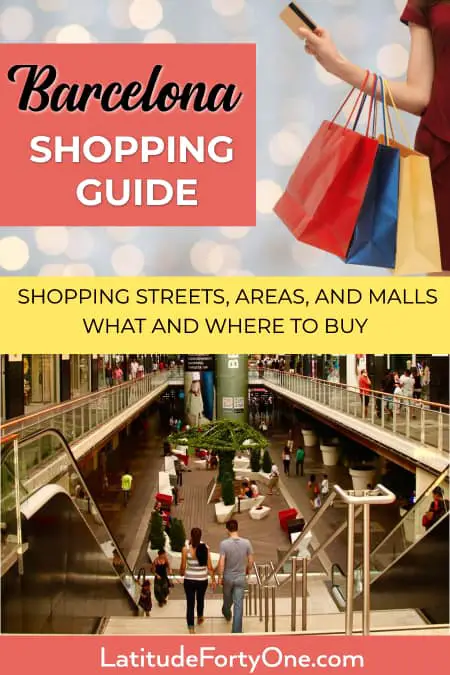 Where to find the best Barcelona shopping area