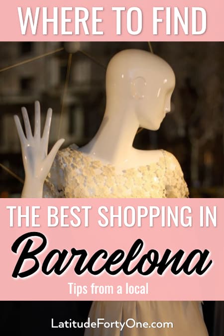 Where to shop in Barcelona, Spain