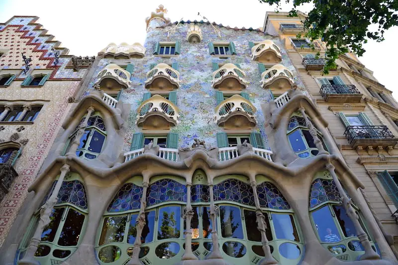 Casa Batllo, one of the most famous monuments of Spain