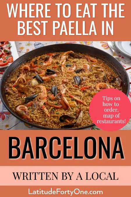 Where to eat paella in Barcelona