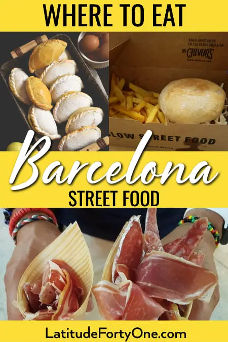 Street food in Barcelona