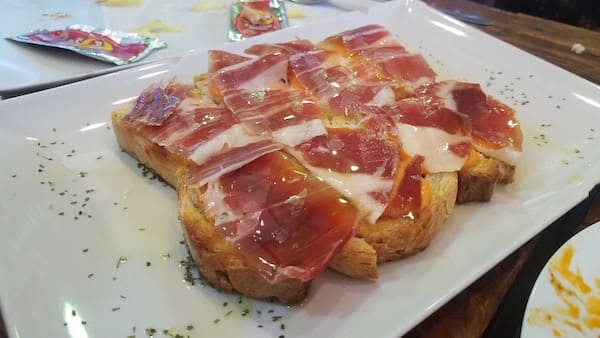 Barcelona best food, jamon iberico