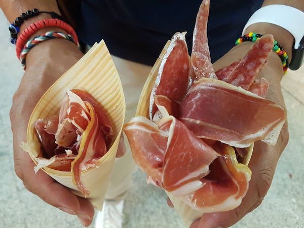 Fast food Barcelona you can buy on the street