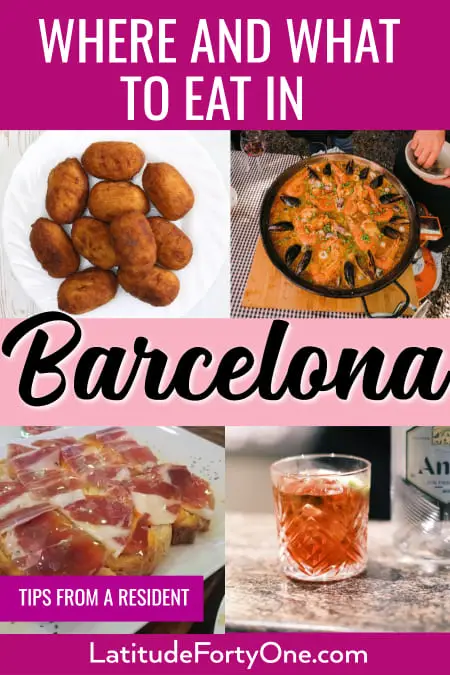 Barcelona restaurants Spain